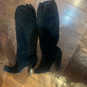 Michael kors suede knee high boots size 6